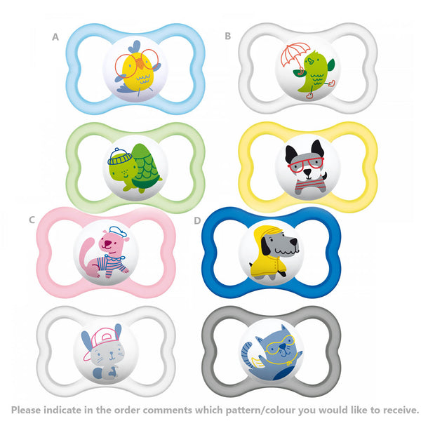 MAM AIR Animals 2-Pack Pacifiers - (6+ Months) (Discontinued)