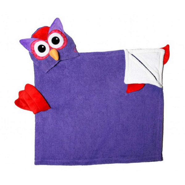 Zoocchini Baby Toddler Towel - Owl