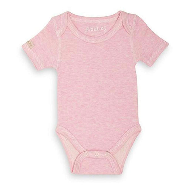Juddlies Breathe-Eze Bodysuit 6-12 Months - Pink Fleck