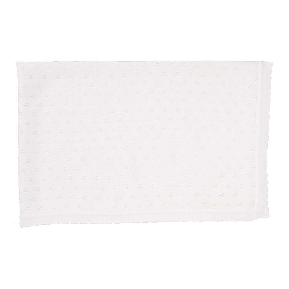 Peluche Pointelle Knit Baby Blanket With Bonnet - 100% Cotton Swaddle Blanket For Newborns (29" X 36", Mauve)