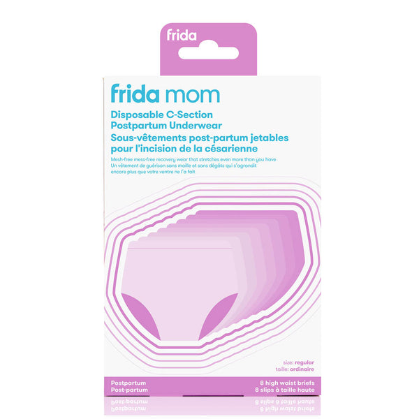 Frida Mom 8-Pack High-Waist Disposable Postpartum Underwear - Petite (23-34 inch Waist)