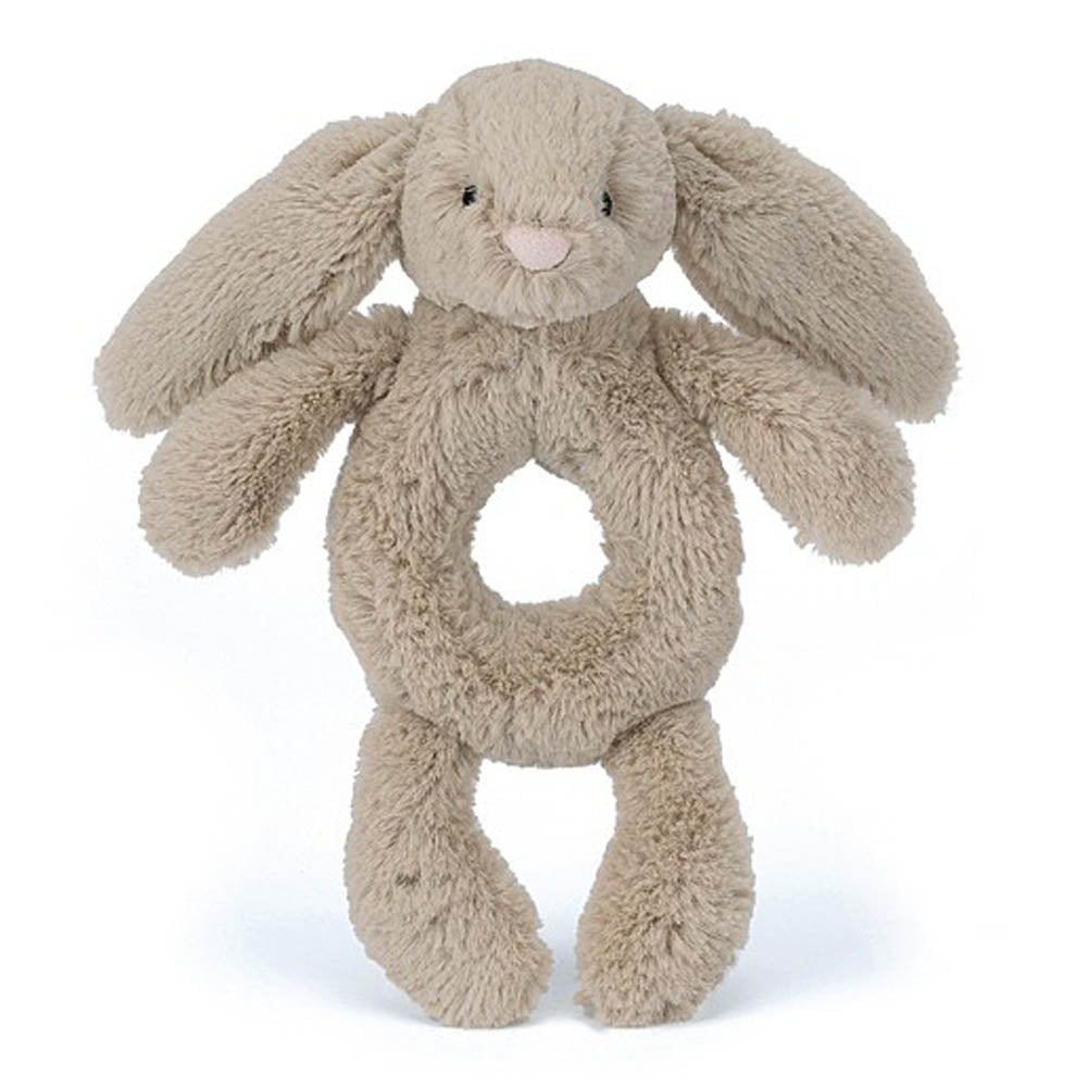 Jellycat Bashful Ring Rattle Beige Bunny DearBorn Baby