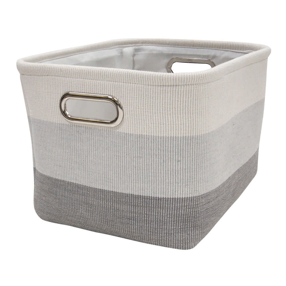 Lambs & Ivy Storage Bin Grey Ombre DearBorn Baby