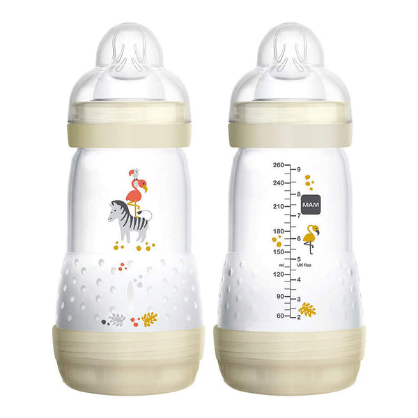 MAM Easy Start Anti-Colic Baby Bottle 2-Pack Set - Unisex (9oz)