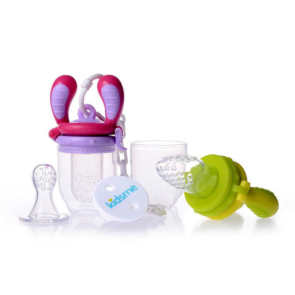 Kidsme Food Feeder Starter Pack Lime & Lavender DearBorn Baby