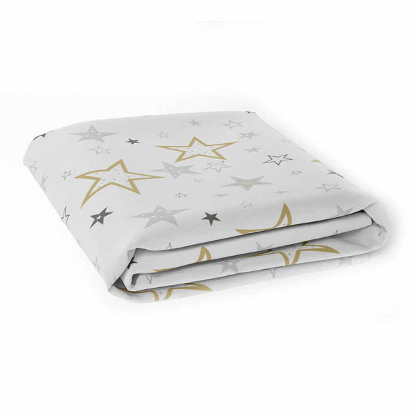 Kushies Cotton Percale Fitted Crib Sheet