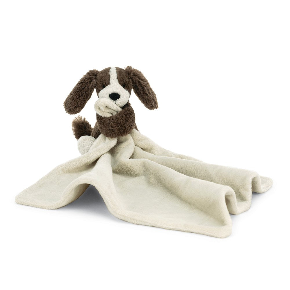 Jellycat Bashful Soother Blanket Fudge Puppy DearBorn Baby