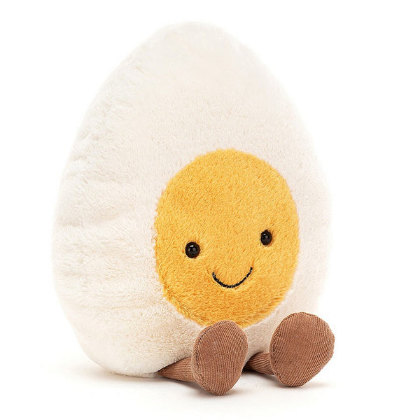 Jellycat Amusable Plush Toy - Boiled Egg (Large, 9 inch)