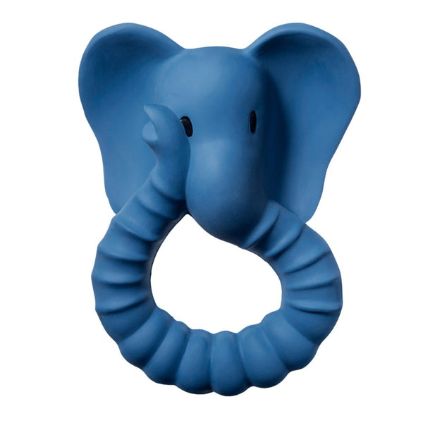 Natruba Natural Rubber Teether - Elephant Blue