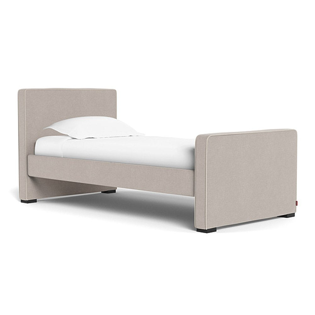 Monte Dorma Twin Bed Sand with Espresso Feet DearBorn Baby