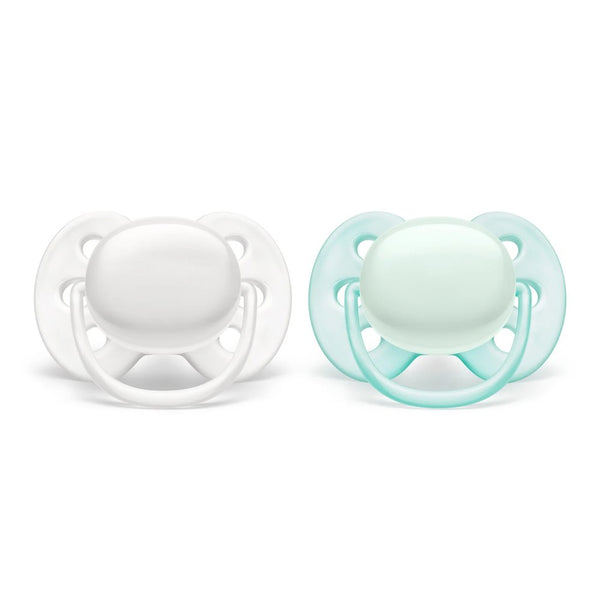 Avent Ultra Air Pacifiers - Arctic Green (0-6 Months)