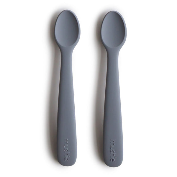Mushie 2-Pack Silicone Feeding Spoons