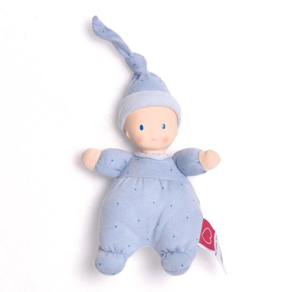 Tikiri Bonikka Collection Precious Baby Plush Doll - Blue Dot (7 inch)