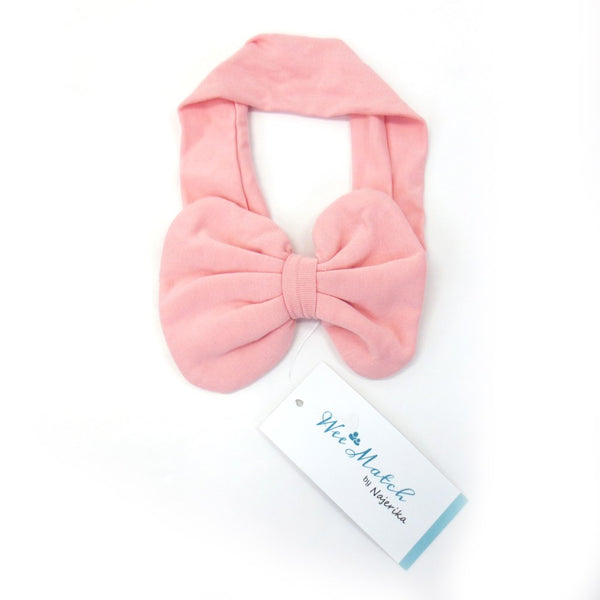 Najerika Bamboo Infant Headband Bow - Blush (80594) (Open Box)