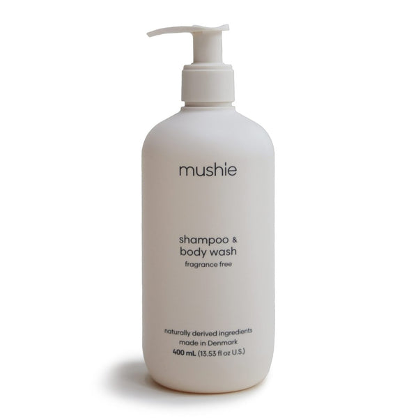 Mushie Fragrance Free Baby Shampoo & Body Wash (400 ml)
