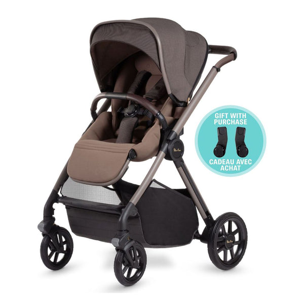 Silver Cross Reef Stroller and Car Seat Adapter Bundle (GWP Adapter Valued at $56)