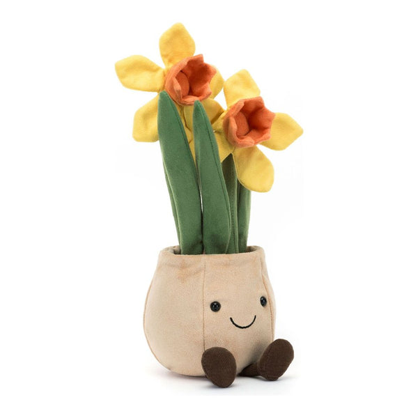 Jellycat Amusable Plush Toy - Daffodil Pot (11 inch)