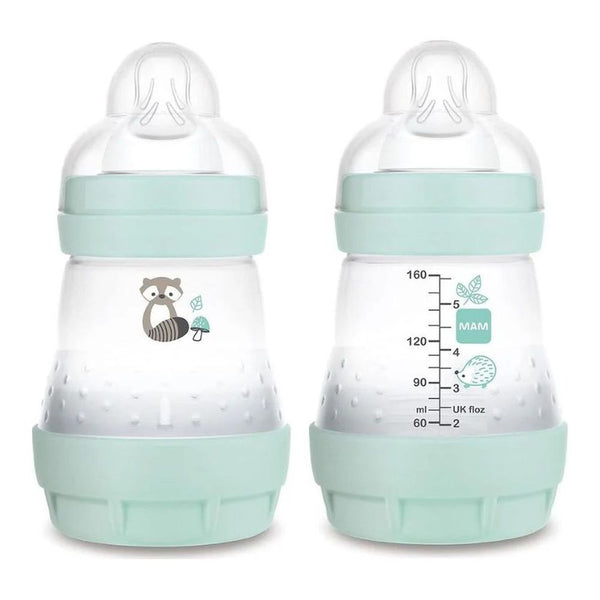 MAM 2-Pack Easy Start Matte Deco Baby Bottle Set (5 oz)