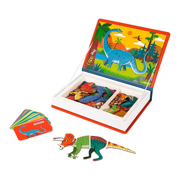 Janod Magneti'Book Magnetic Toy Set - Dinosaurs