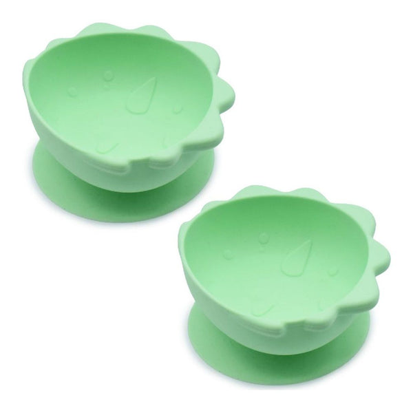 Melii 2-Pack Silicone Animal Suction Bowl