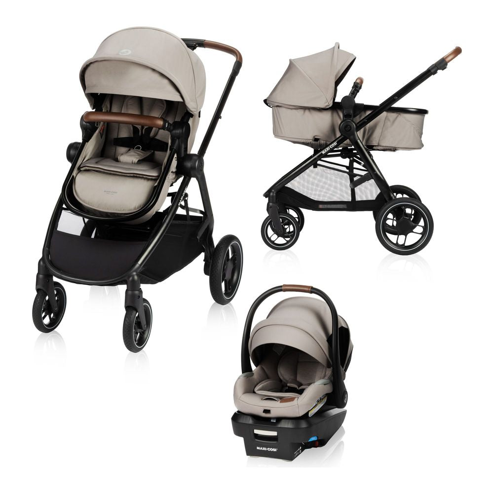 maxi-cosi zelia 5-in-1 Maxi Cosi Zelia Luxe 5-in-1 Modular Travel System – Dear-Born Baby