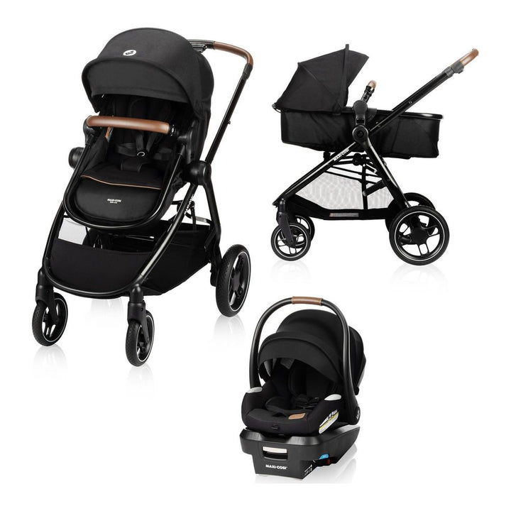Maxi Cosi Zelia Luxe 5-in-1 Modular Travel System - Basalt Black (100013) (Open Box) Default Title