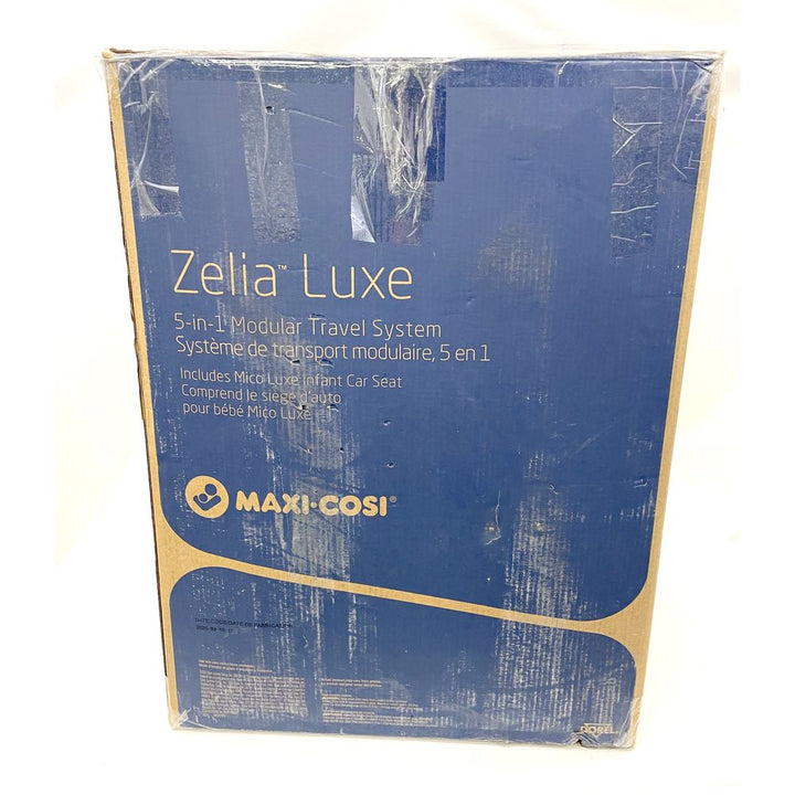 Maxi Cosi Zelia Luxe 5-in-1 Modular Travel System - Basalt Black (100013) (Open Box)