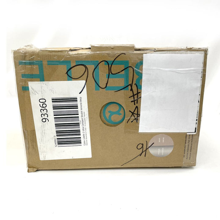 Cybex Libelle 2 Ultra Compact Stroller - Almond Beige on Taupe Frame (100025) (Open Box)