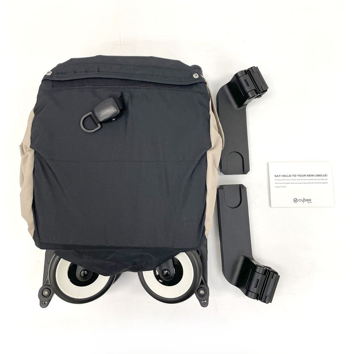 Cybex Libelle 2 Ultra Compact Stroller - Almond Beige on Taupe Frame (100025) (Open Box)