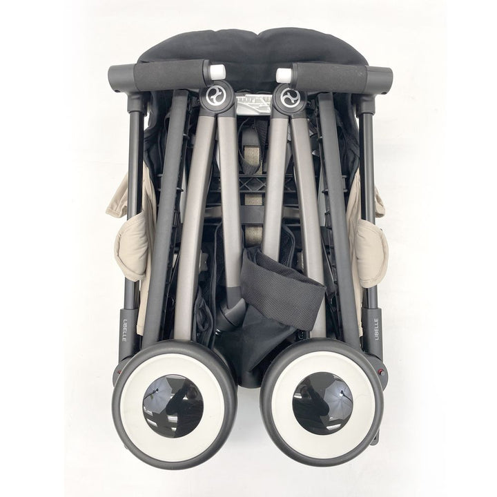 Cybex Libelle 2 Ultra Compact Stroller - Almond Beige on Taupe Frame (100025) (Open Box)