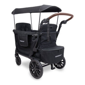 Wonderfold L2 Double Stroller Wagon Jet Black