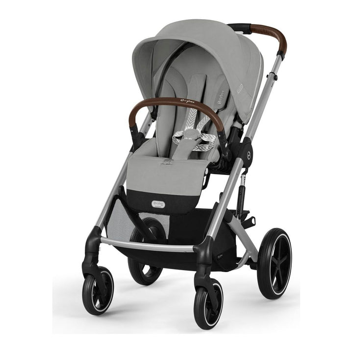 CYBEX Balios S Lux Stroller Stone Grey on Silver Frame