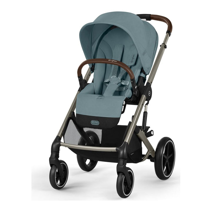 CYBEX Balios S Lux Stroller Stormy Blue on Taupe Frame