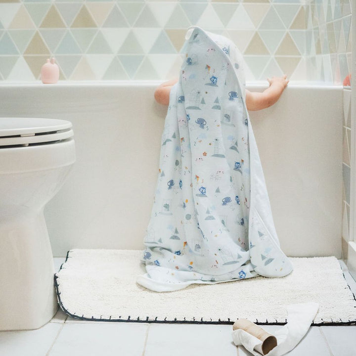 Loulou Lollipop Hooded Towel Set - Mini Mathletes