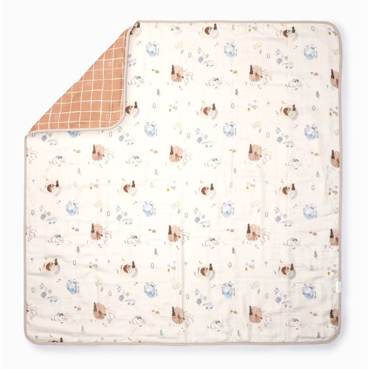 Loulou Lollipop Muslin Quilt Blanket - Cozy Forest Default Title