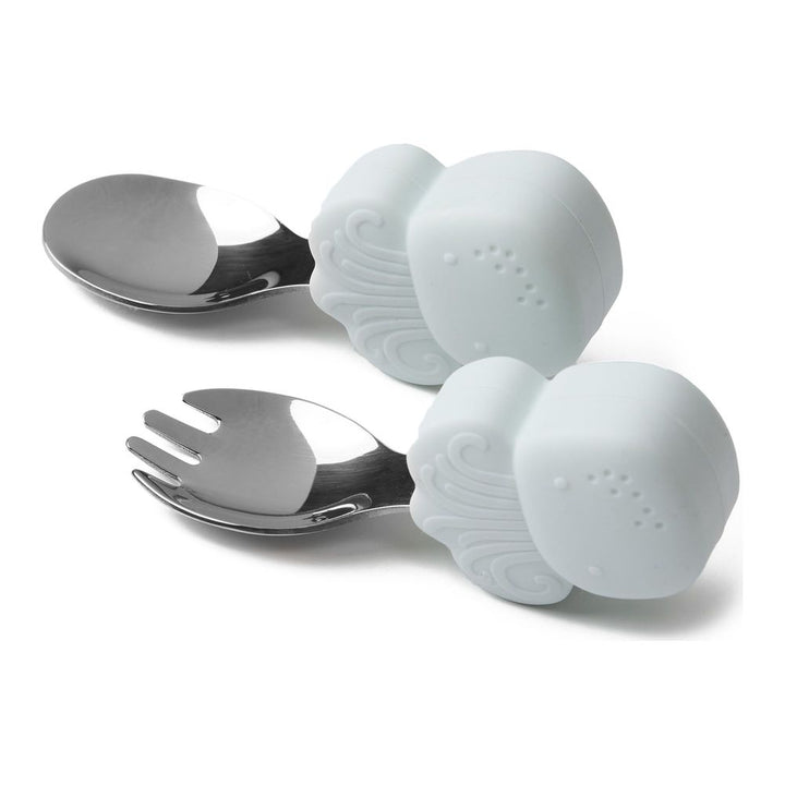 Loulou Lollipop Learning Spoon and Fork Set Octopus