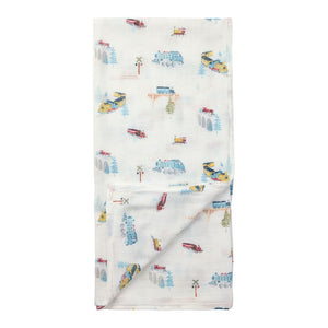 Loulou Lollipop Muslin Swaddle - All Aboard Default Title