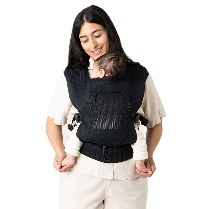 Flybaby 3D Knit Baby Carrier Black