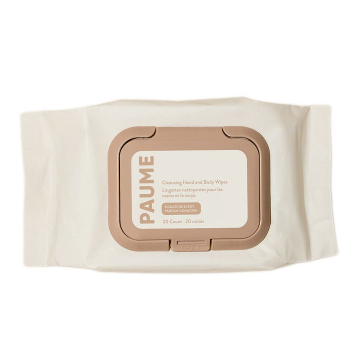 Paume Cleansing Hand & Body Wipes (20 count) Default Title