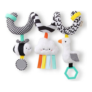 Itzy Ritzy Bespoke Itzy Bitzy Spiral Car Seat Activity Toy High Contrast