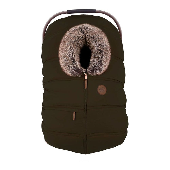 Petit Coulou Winter Cover for Infant Car Seats - Coffee (100217) (Open Box) Default Title