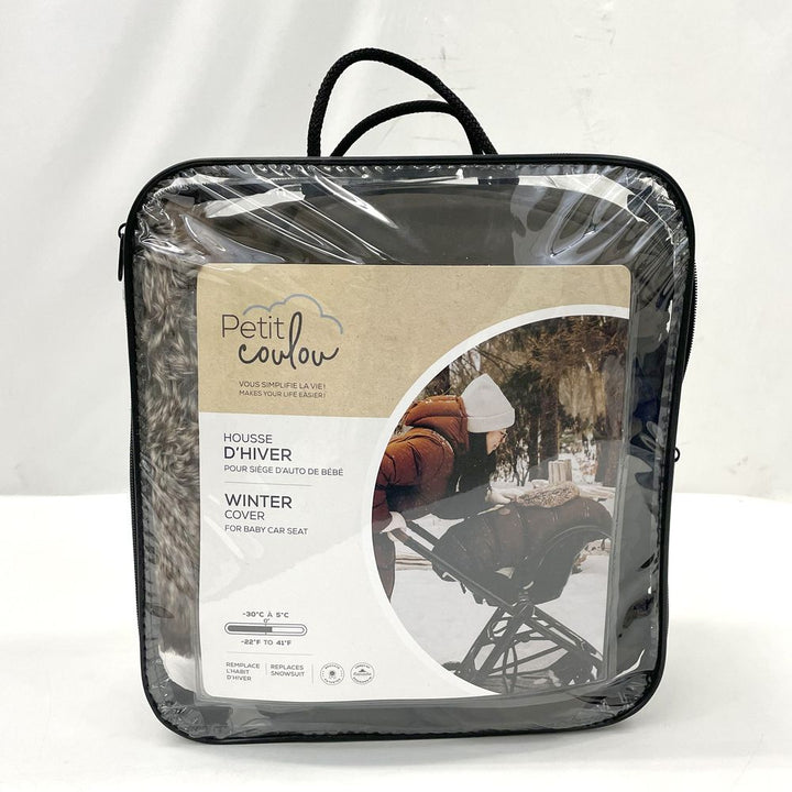 Petit Coulou Winter Cover for Infant Car Seats - Coffee (100217) (Open Box)
