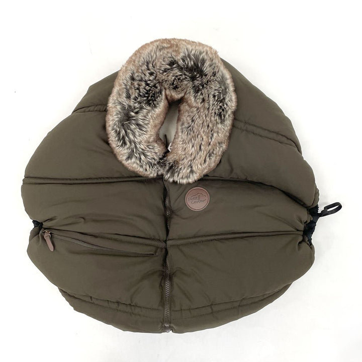 Petit Coulou Winter Cover for Infant Car Seats - Coffee (100217) (Open Box)