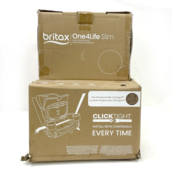 Britax One4Life Slim ClickTight All-in-One Convertible Car Seat - Raven Black (100242) (Open Box)