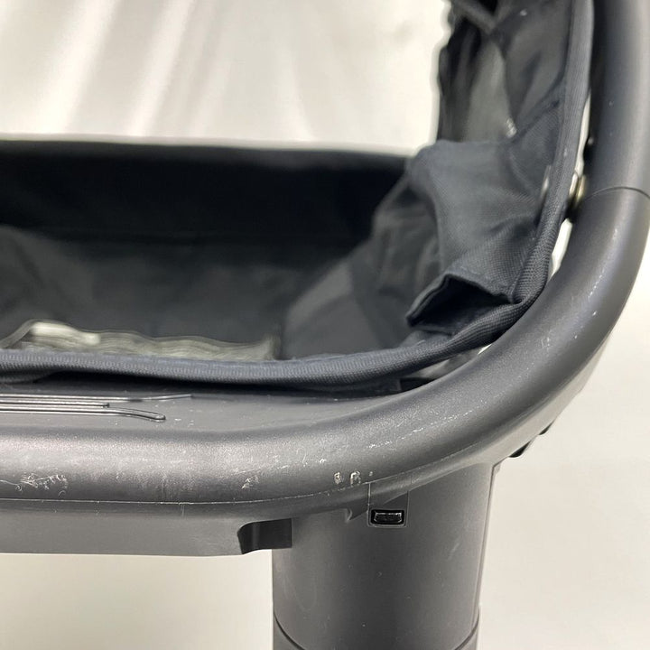 UPPAbaby Minu V3 Stroller - Greyson (Charcoal Melange on Carbon Frame with Saddle Leather) (100255) (Open Box)