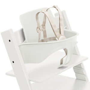 Tripp Trapp Baby Set2 with Harness & Extended Gliders - White (100286) (Open Box) Default Title