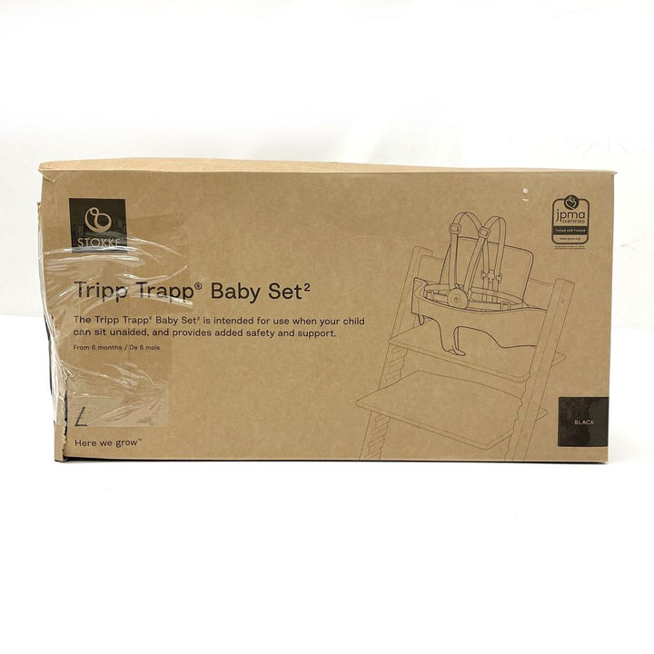 Tripp Trapp Baby Set2 with Harness & Extended Gliders - White (Open Box)