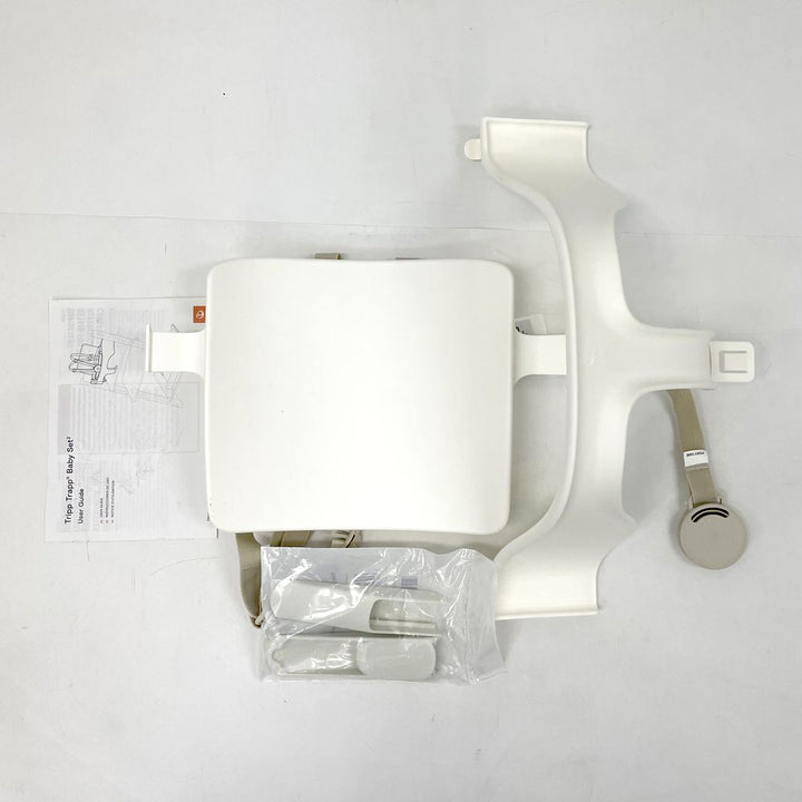 Tripp Trapp Baby Set2 with Harness & Extended Gliders - White (Open Box)