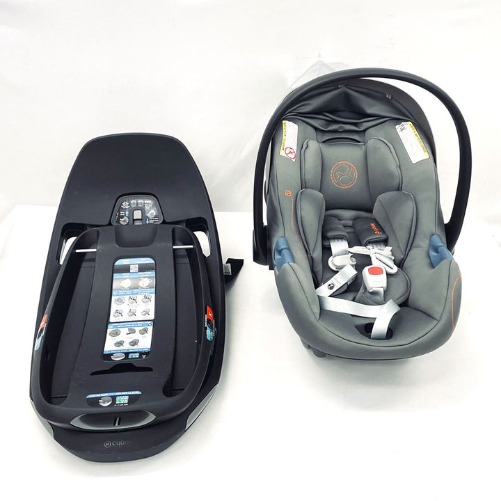 CYBEX Aton G Swivel Infant Car Seat with SensorSafe - Lava Grey (100455) (Floor Model)