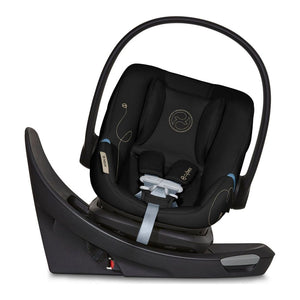 CYBEX Aton G Swivel Infant Car Seat with SensorSafe - Moon Black (100457) (Open Box)